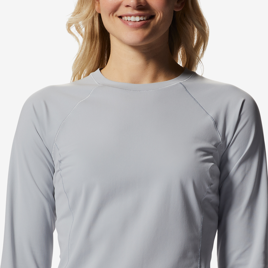 Mountain Hardwear W Mountain Stretch™ Long Sleeve Crew in GRAU