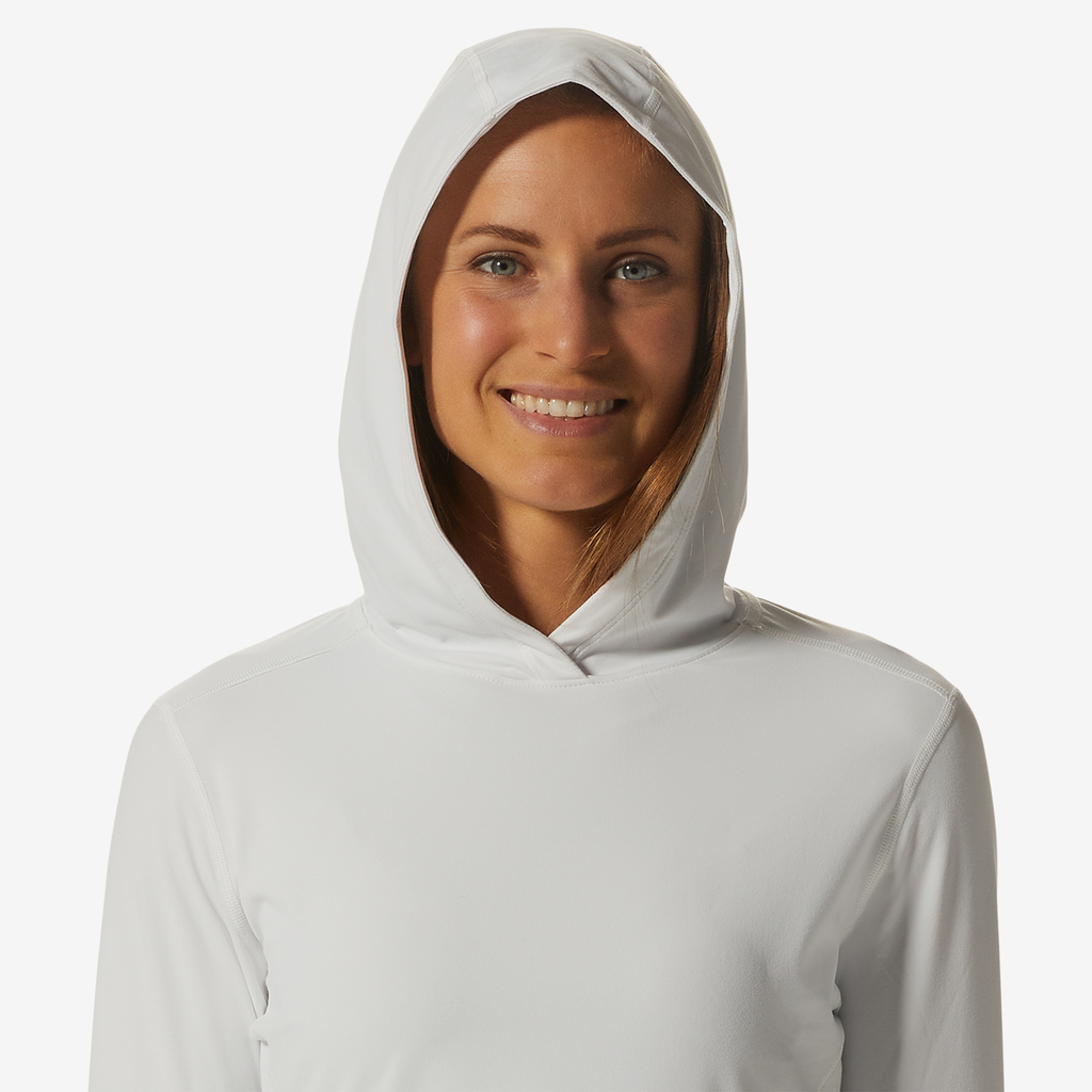 Mountain Hardwear W Crater Lake LS Funktionsshirt für Damen in WEISS