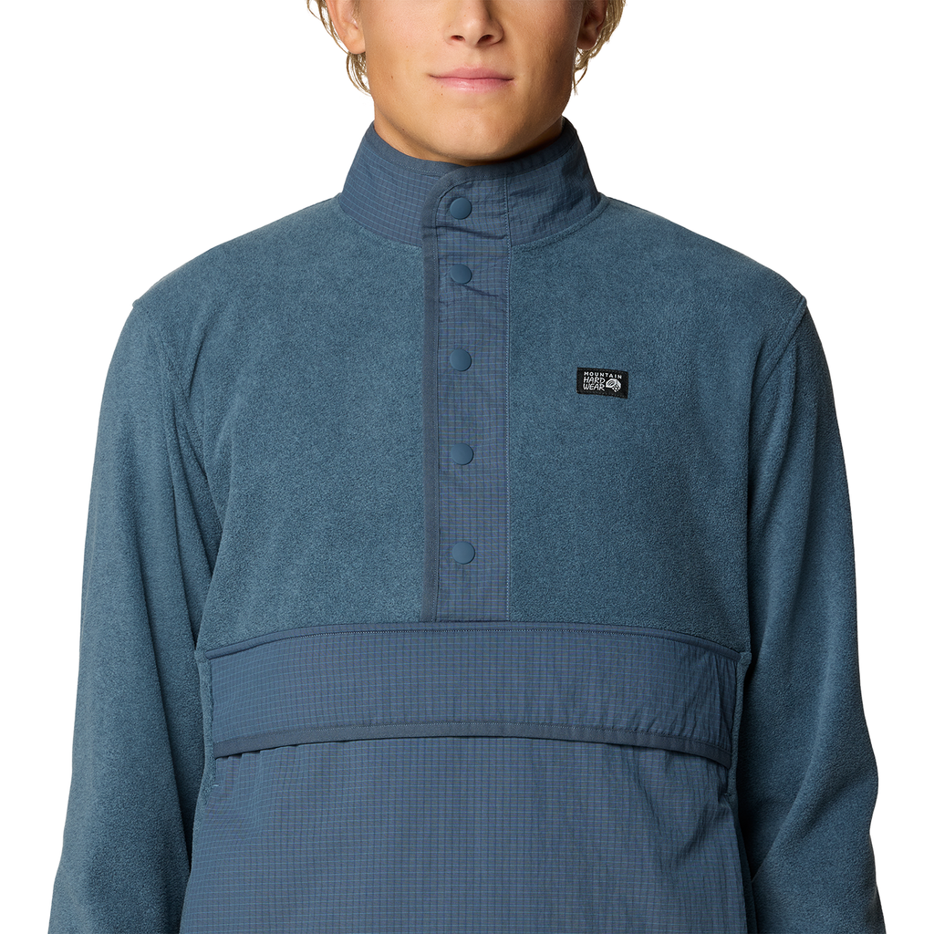 Mountain Hardwear M Microchill™ Snap Pullover in BLAU