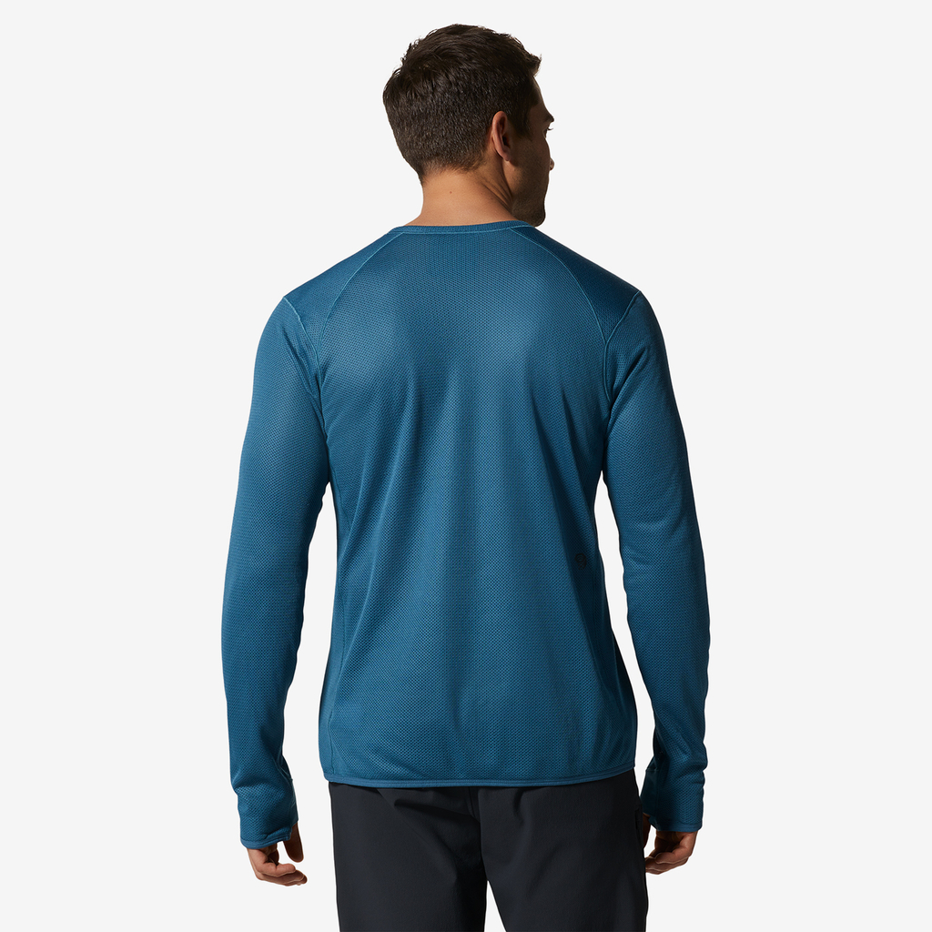 Mountain Hardwear M AirMesh LS Crew für Herren in BLAU