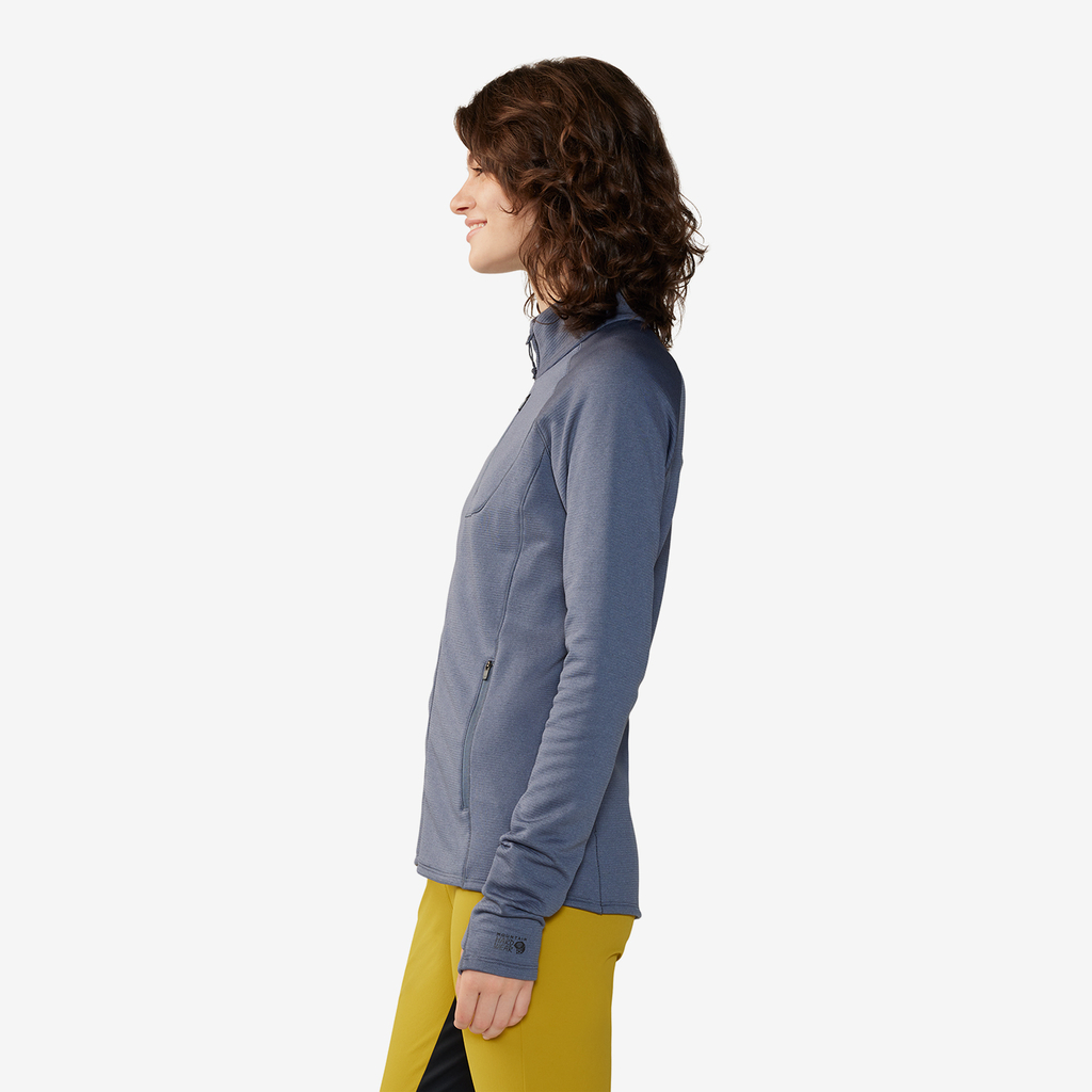 Mountain Hardwear W Glacial Trail™ Full Zip in BLAU