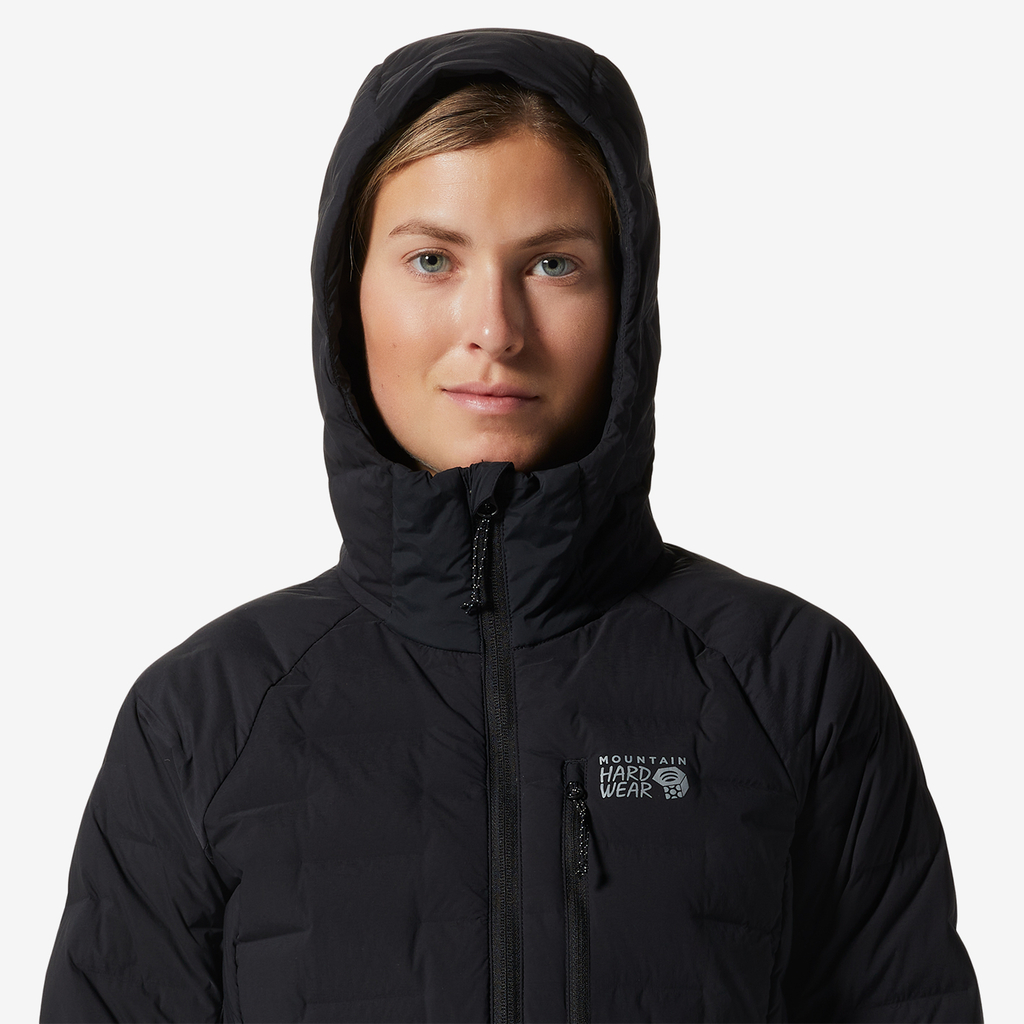 Mountain Hardwear W Stretchdown Hoody für Damen in SCHWARZ