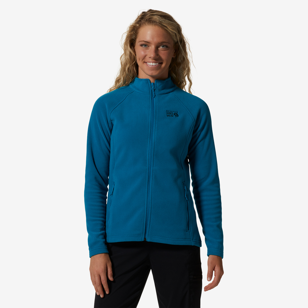 Mountain Hardwear W Polartec Microfleece Full Zip für Damen in BLAU