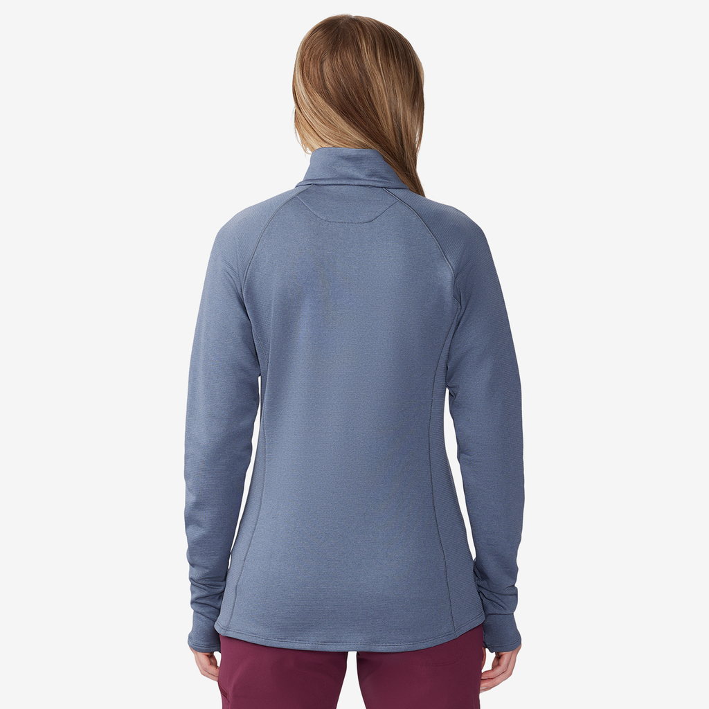 Mountain Hardwear W Glacial Trail 1/4 Zip in BLAU