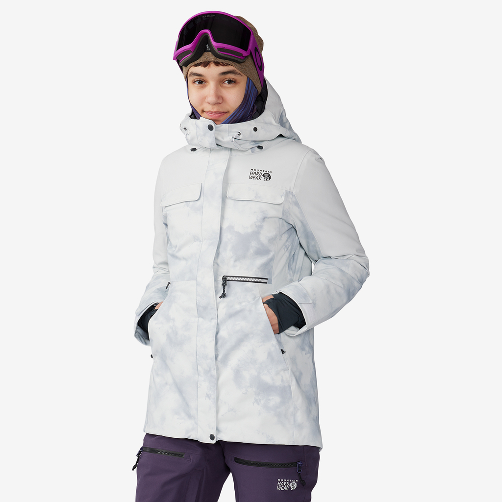 Mountain Hardwear W Powder Maven™ Parka in WEISS