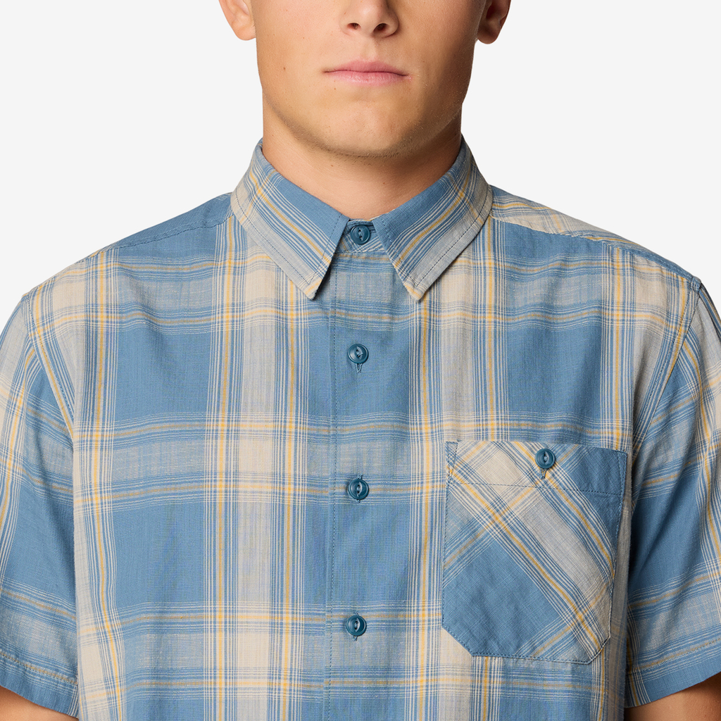 Mountain Hardwear M Cottonwood™ Lite Short Sleeve Shirt in BLAU