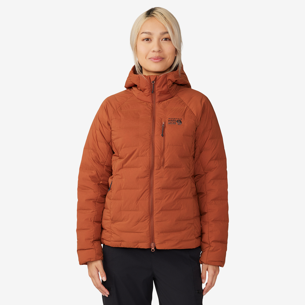 Mountain Hardwear W Stretchdown Hoody für Damen in ROT