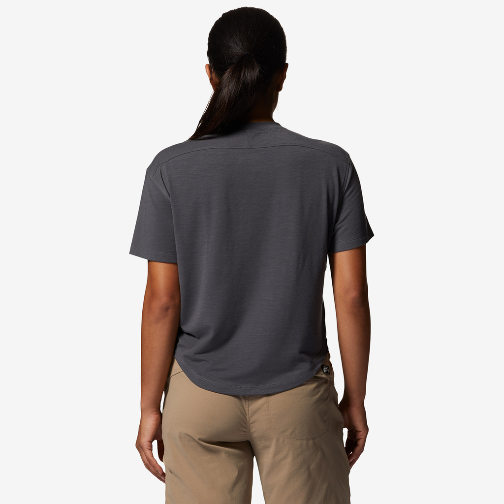 Mountain Hardwear W Trek N Go™ Short Sleeve in GRAU