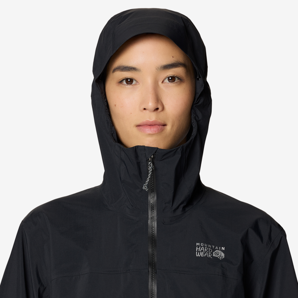 Mountain Hardwear W Cloud Cipher™ Hooded Jacket in SCHWARZ