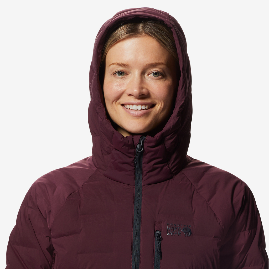 Mountain Hardwear W Stretchdown Hoody für Damen in VIOLETT