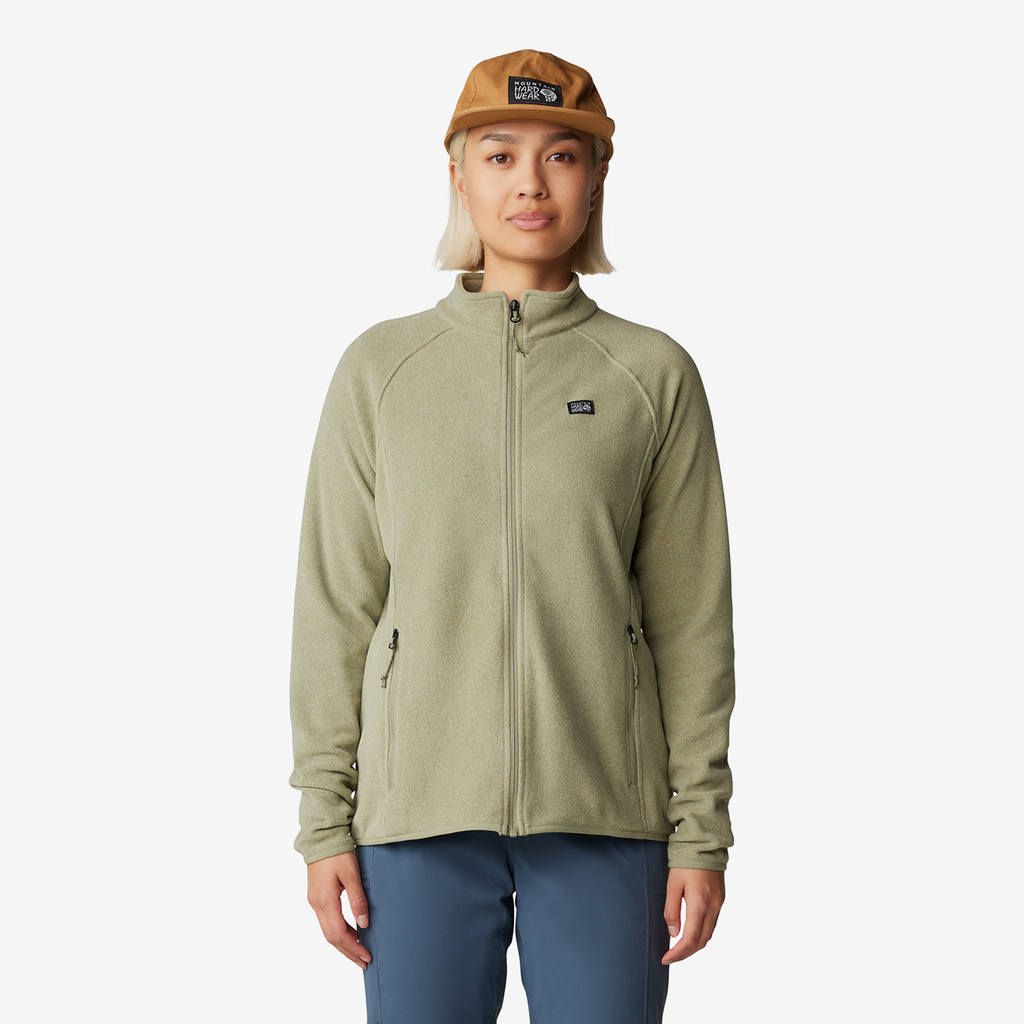 Mountain Hardwear W Microchill™ Full Zip Jacket in GRÜN