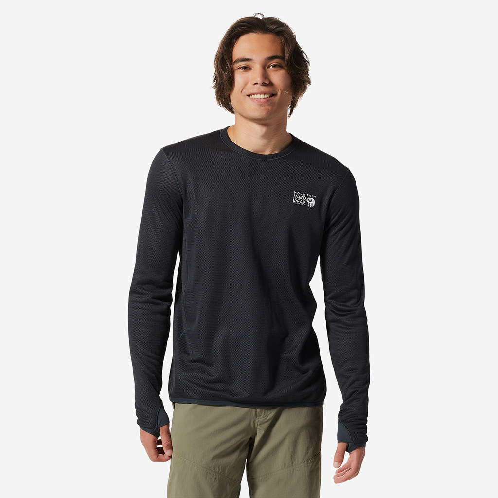 Mountain Hardwear M AirMesh LS Crew für Herren in BLAU