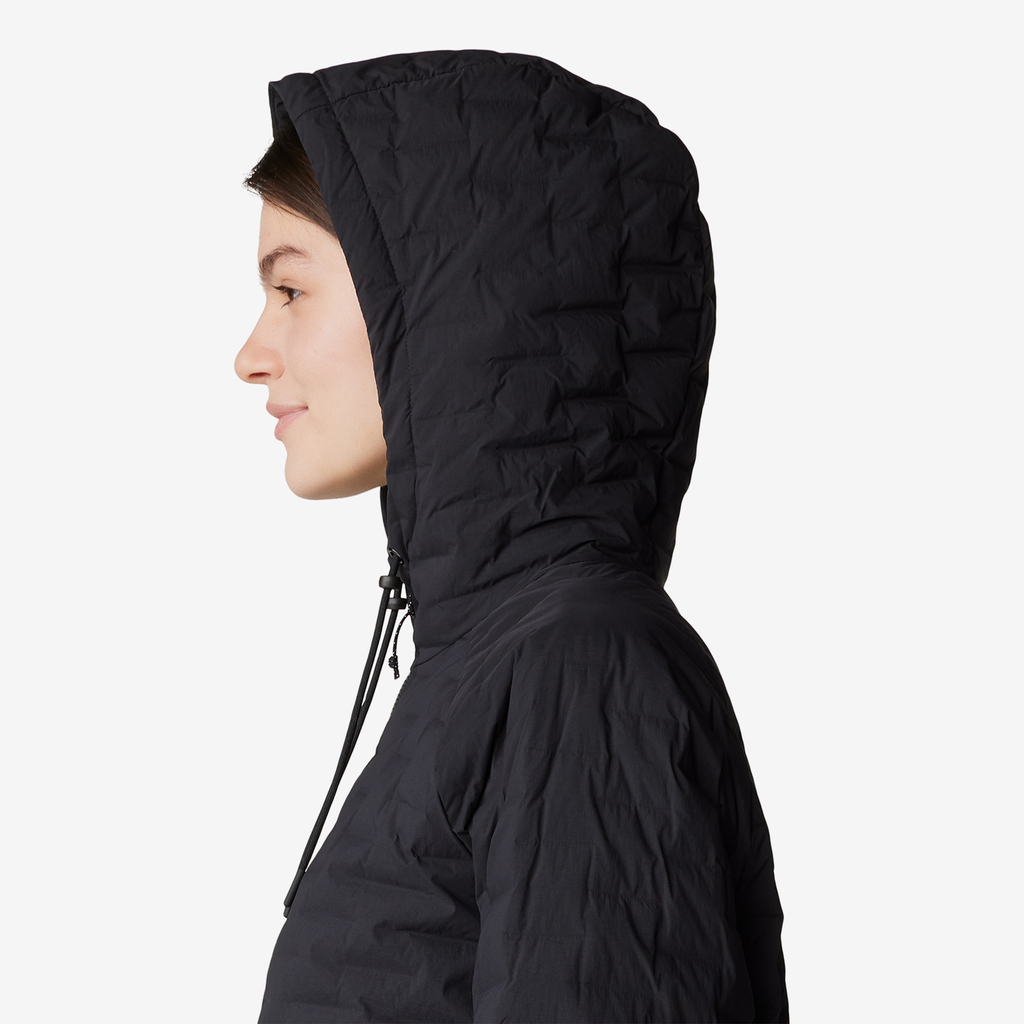 Mountain Hardwear W Stretchdown™ Light Full Zip Hoody in SCHWARZ