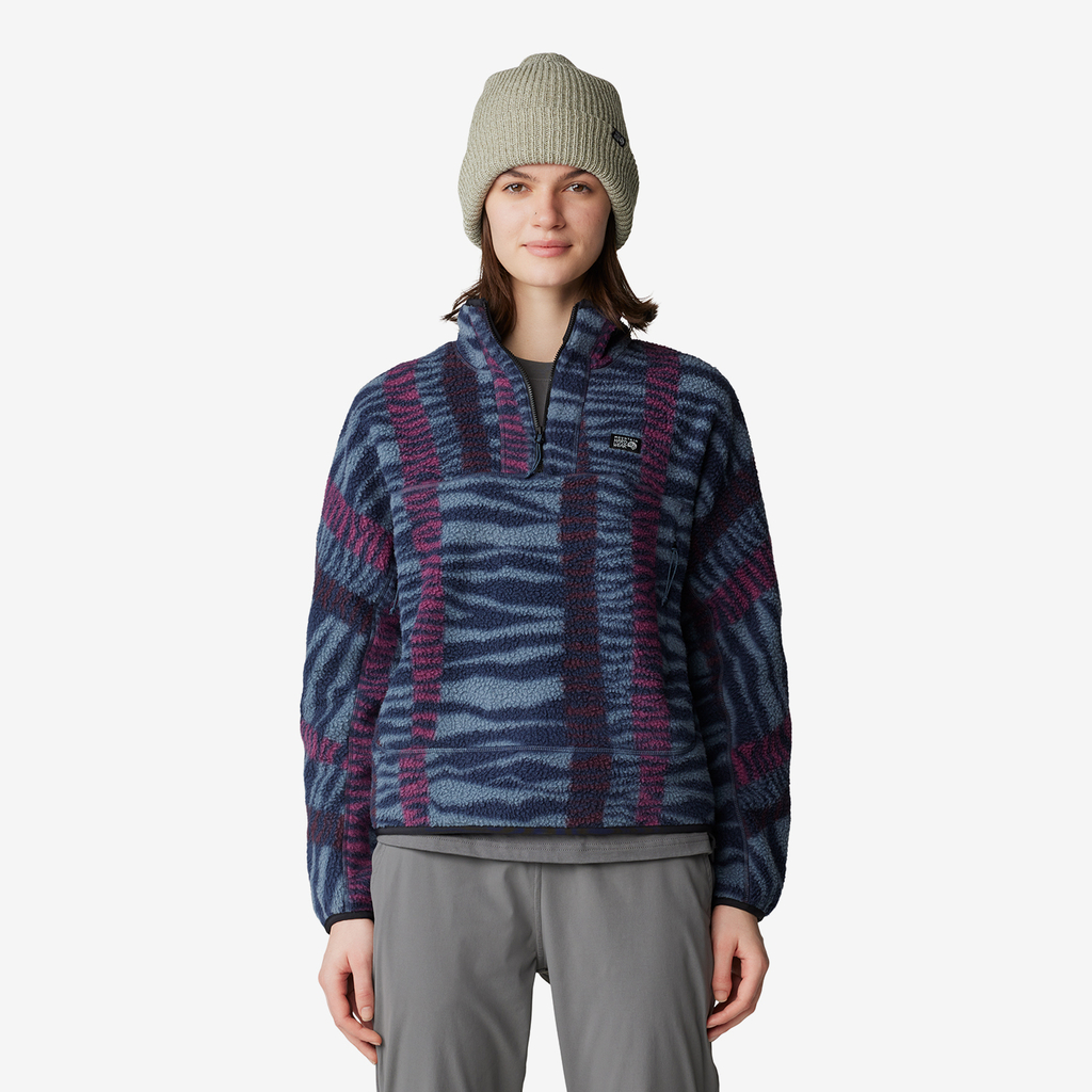 Mountain Hardwear W HiCamp™ Printed Pullover in BLAU