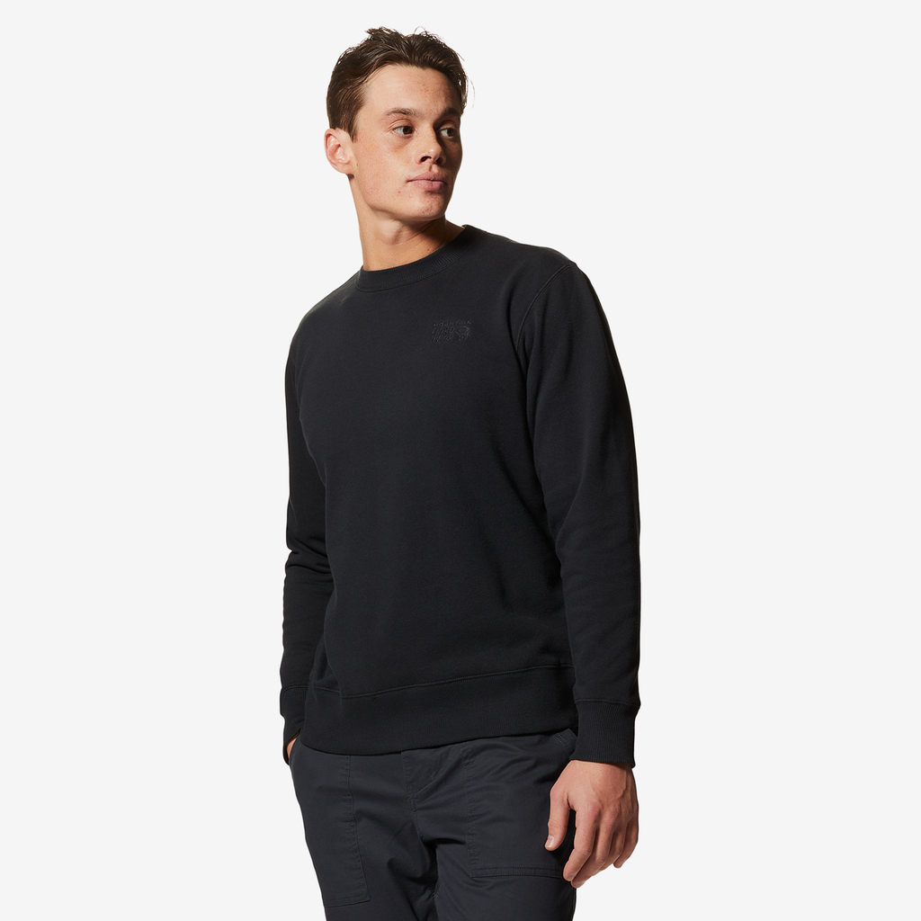 Mountain Hardwear M MHW Logo™ Pullover Crew in SCHWARZ