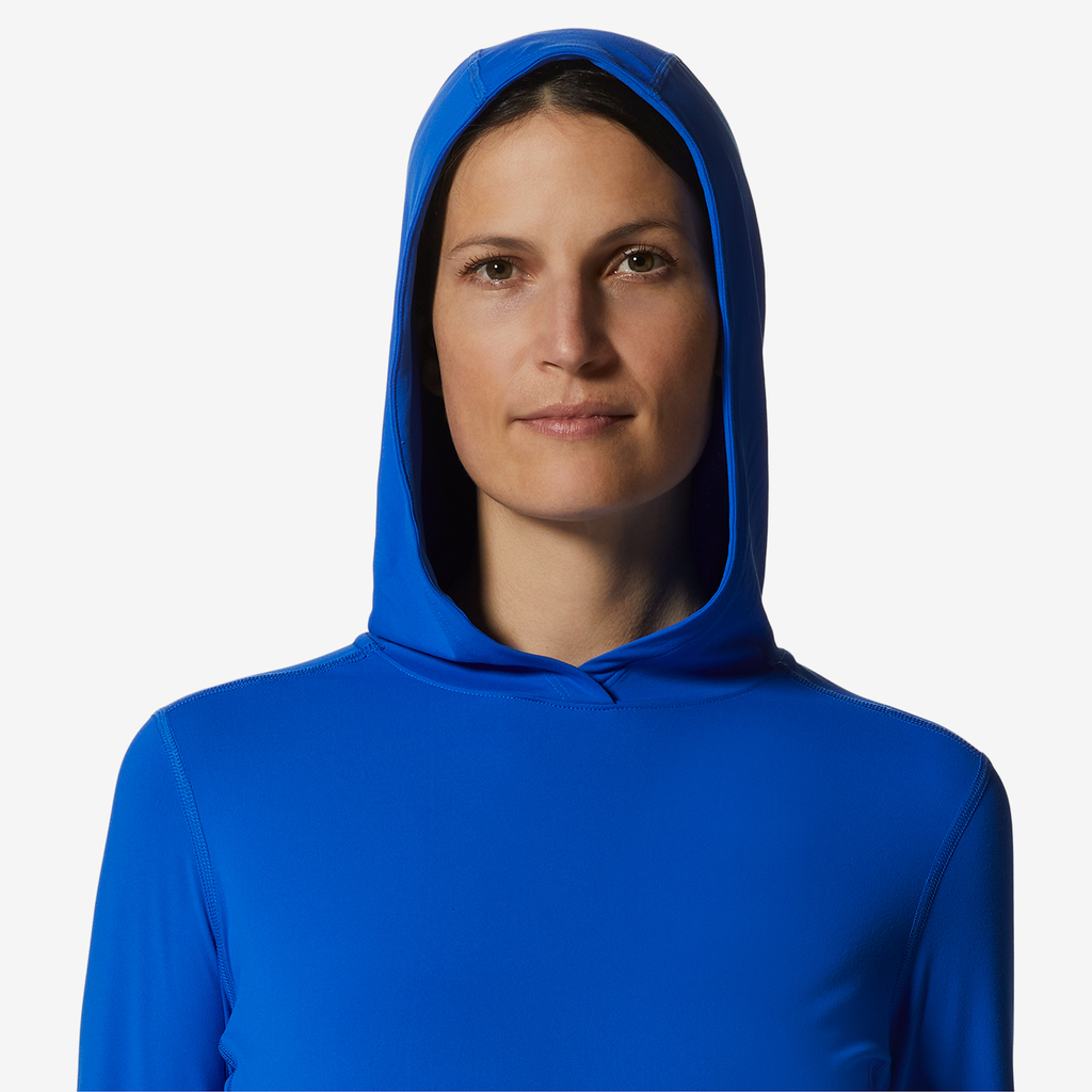 Mountain Hardwear W Crater Lake LS Funktionsshirt für Damen in BLAU