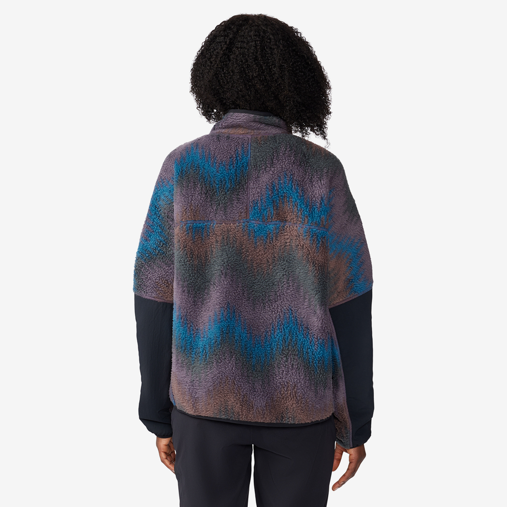 Mountain Hardwear W HiCamp™ Fleece Printed Pullover in VIOLETT