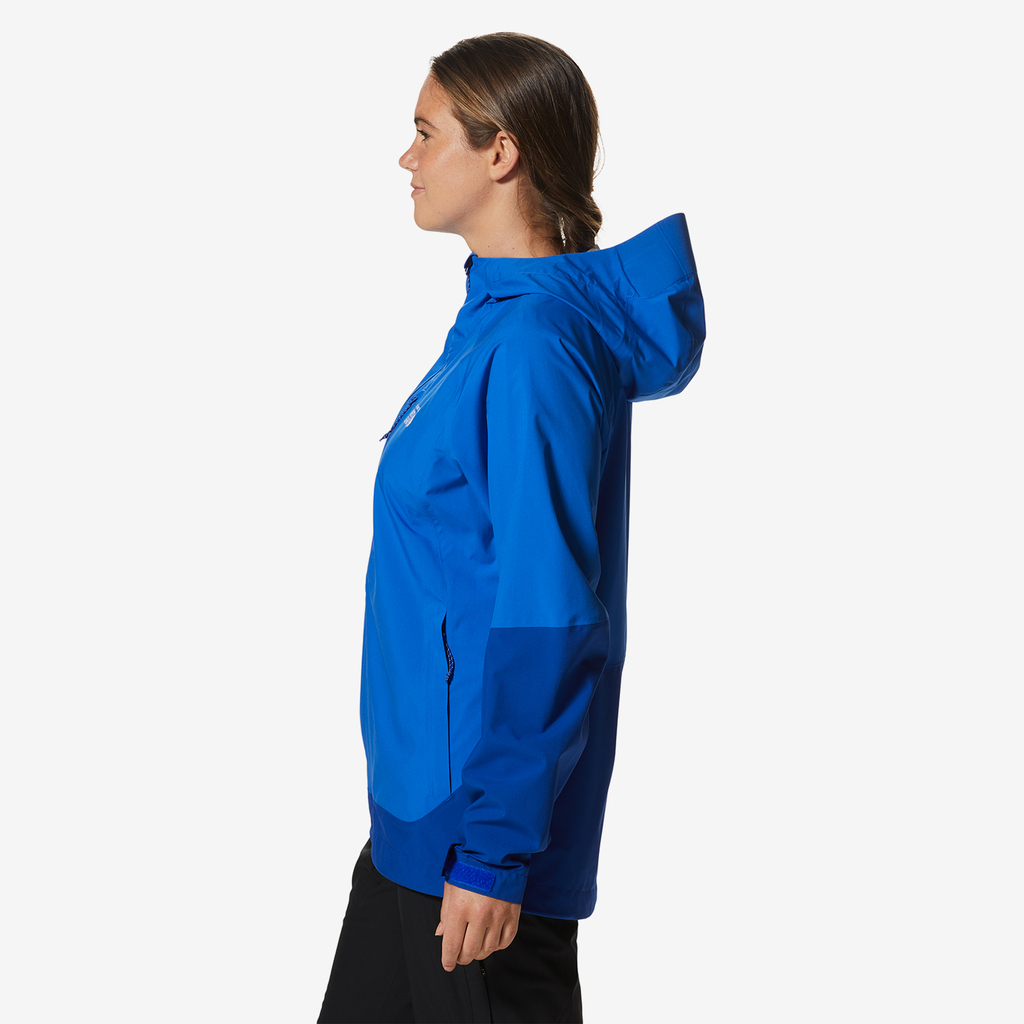 Mountain Hardwear W Stretch Ozonic Regenjacke für Damen in BLAU