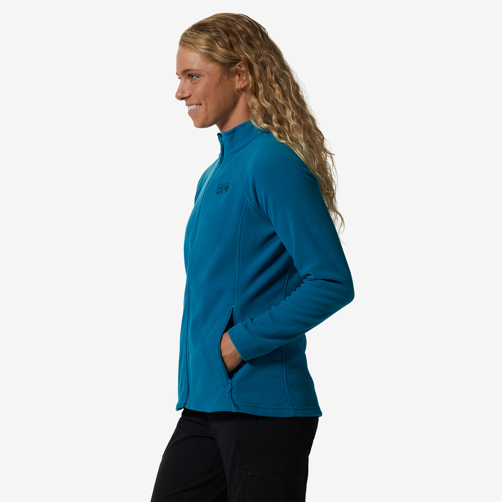 Mountain Hardwear W Polartec Microfleece Full Zip für Damen in BLAU