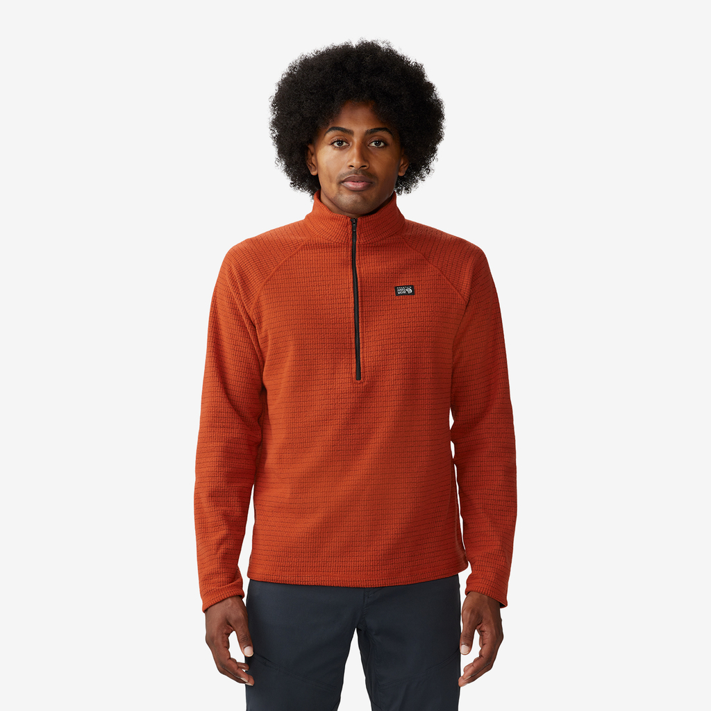 Mountain Hardwear M Summit Grid™ Half Zip in ROT