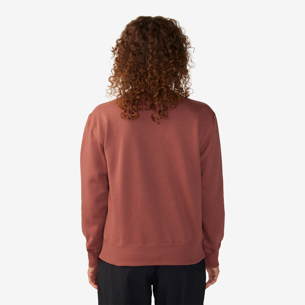 Mountain Hardwear W MHW Logo Pullover Crew in ROT