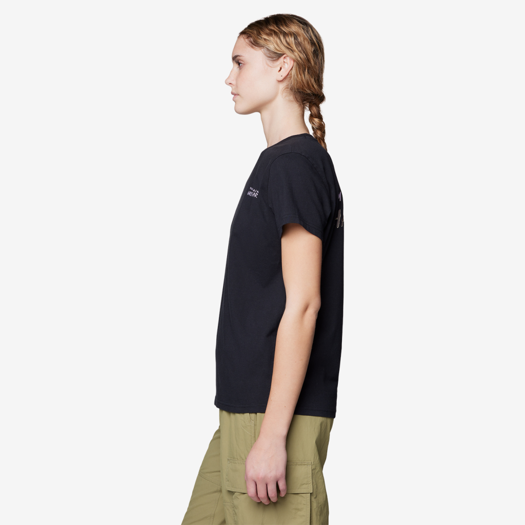 Mountain Hardwear W MHW Logo™ Short Sleeve in SCHWARZ