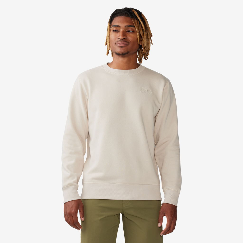 Mountain Hardwear M MHW Logo™ Pullover Crew in BEIGE