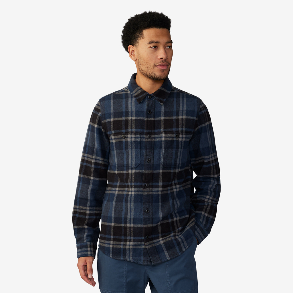 Mountain Hardwear M Plusher™ Long Sleeve Shirt in BLAU