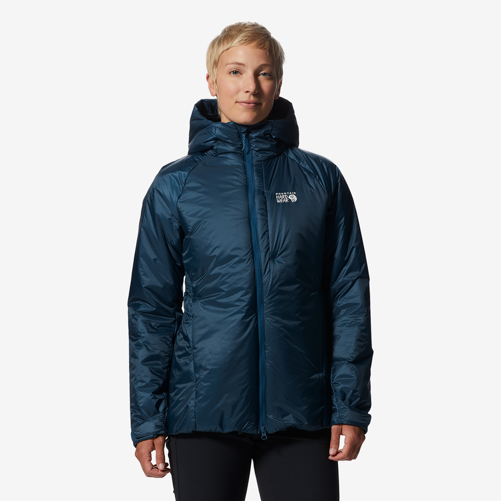 Mountain Hardwear W Compressor™ Hoody in BLAU