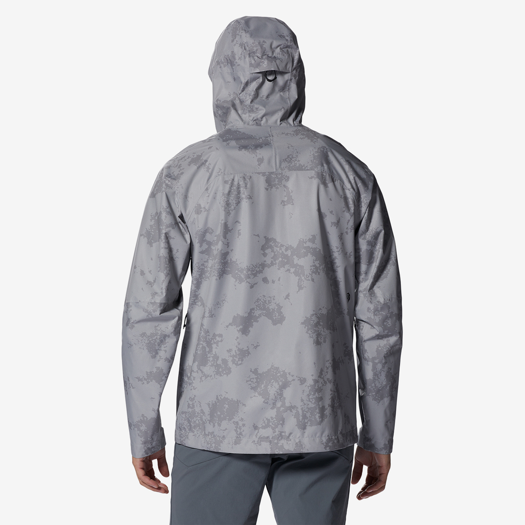 Mountain Hardwear M Stretch Ozonic Regenjacke für Herren in GRAU