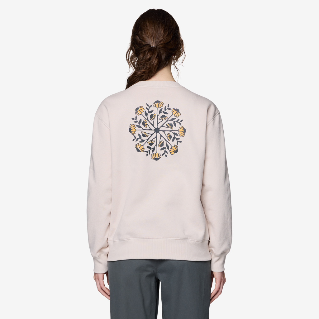Mountain Hardwear W Seek Floral™ Pullover Crew in BEIGE