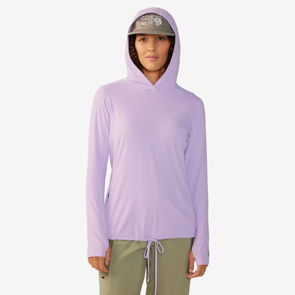 Mountain Hardwear W Crater Lake LS Funktionsshirt für Damen in VIOLETT