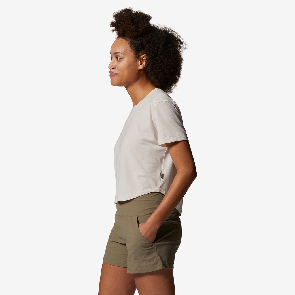 Mountain Hardwear W Trek N Go™ Short Sleeve in BEIGE