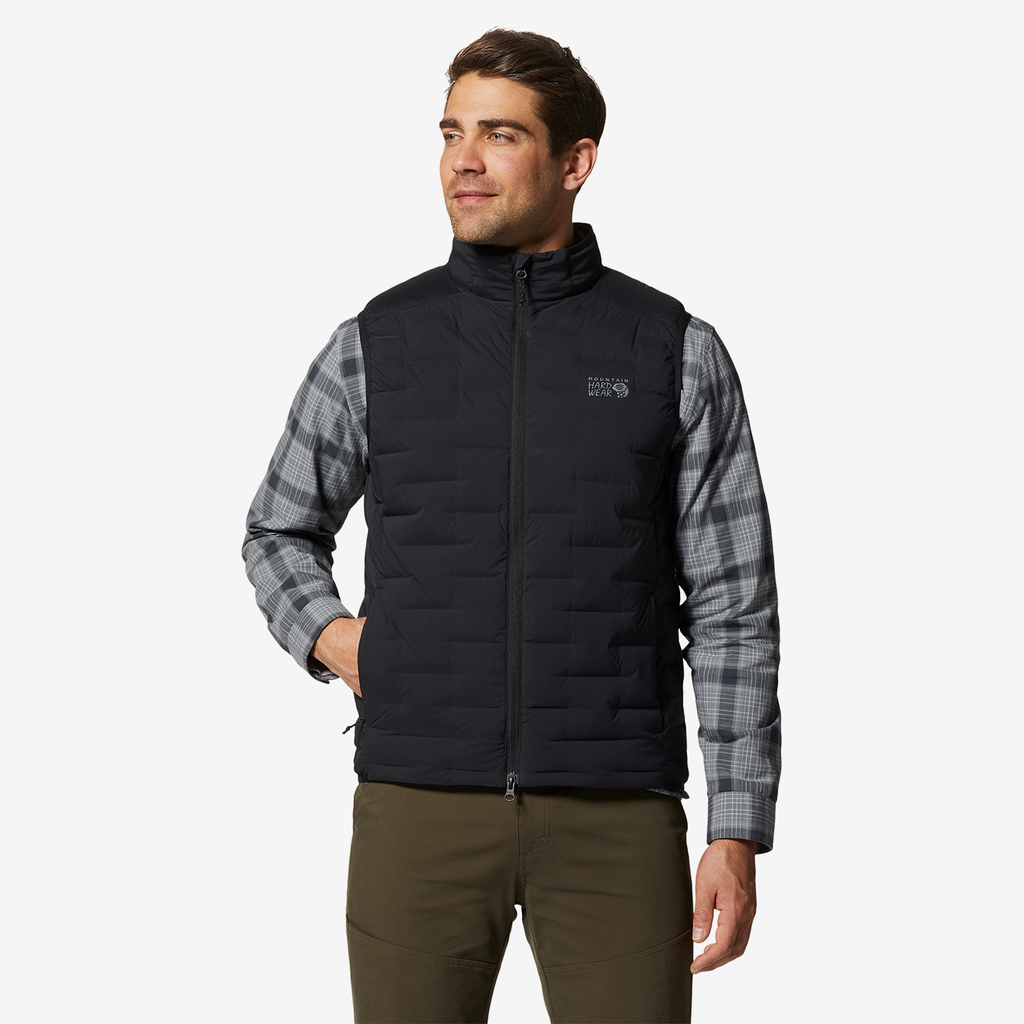 Mountain Hardwear M Stretchdown™ Vest in SCHWARZ