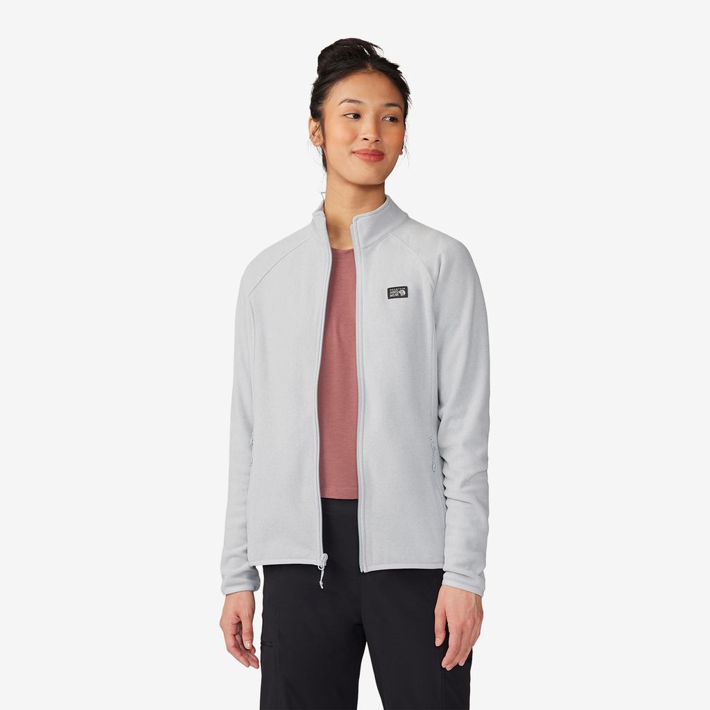 Mountain Hardwear W Microchill™ Full Zip Jacket in GRAU