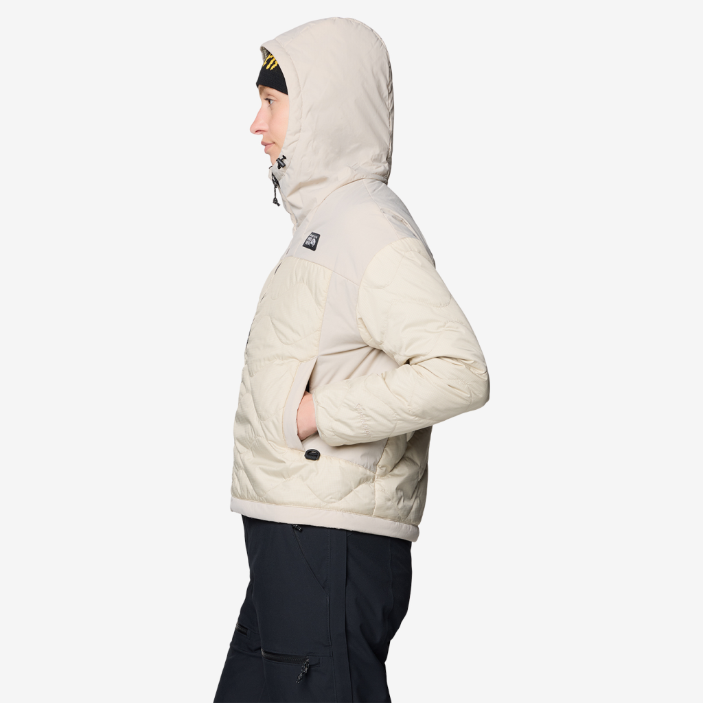 Mountain Hardwear W Après Pro™ Insulated Hooded Jacket in BEIGE