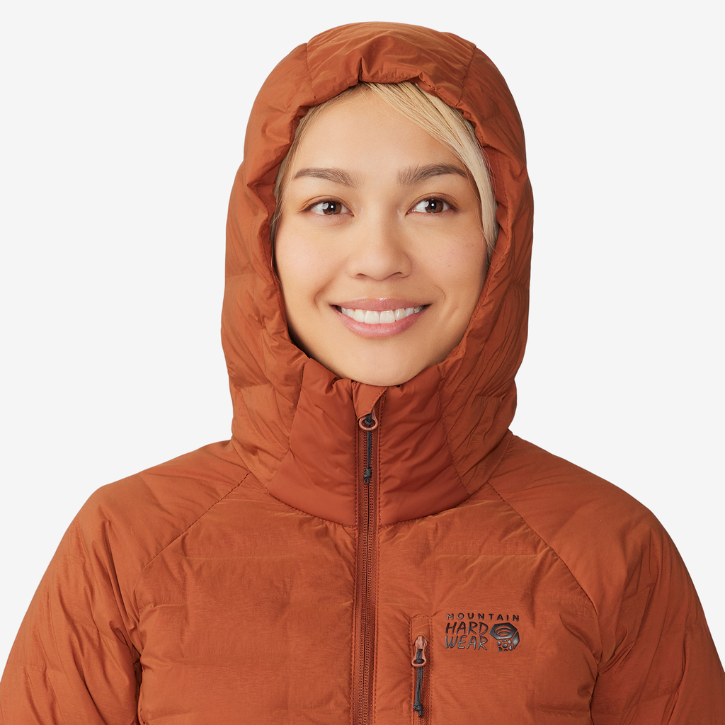 Mountain Hardwear W Stretchdown Hoody für Damen in ROT