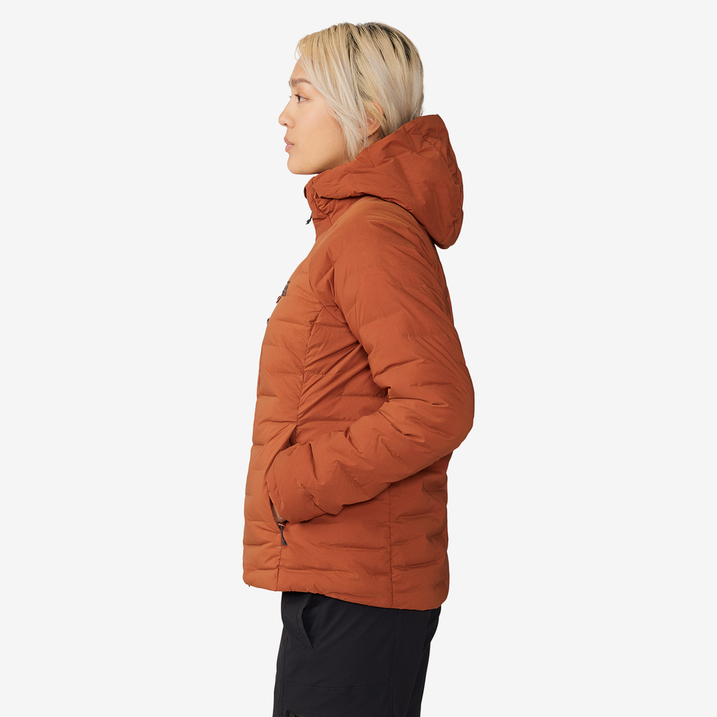 Mountain Hardwear W Stretchdown Hoody für Damen in ROT