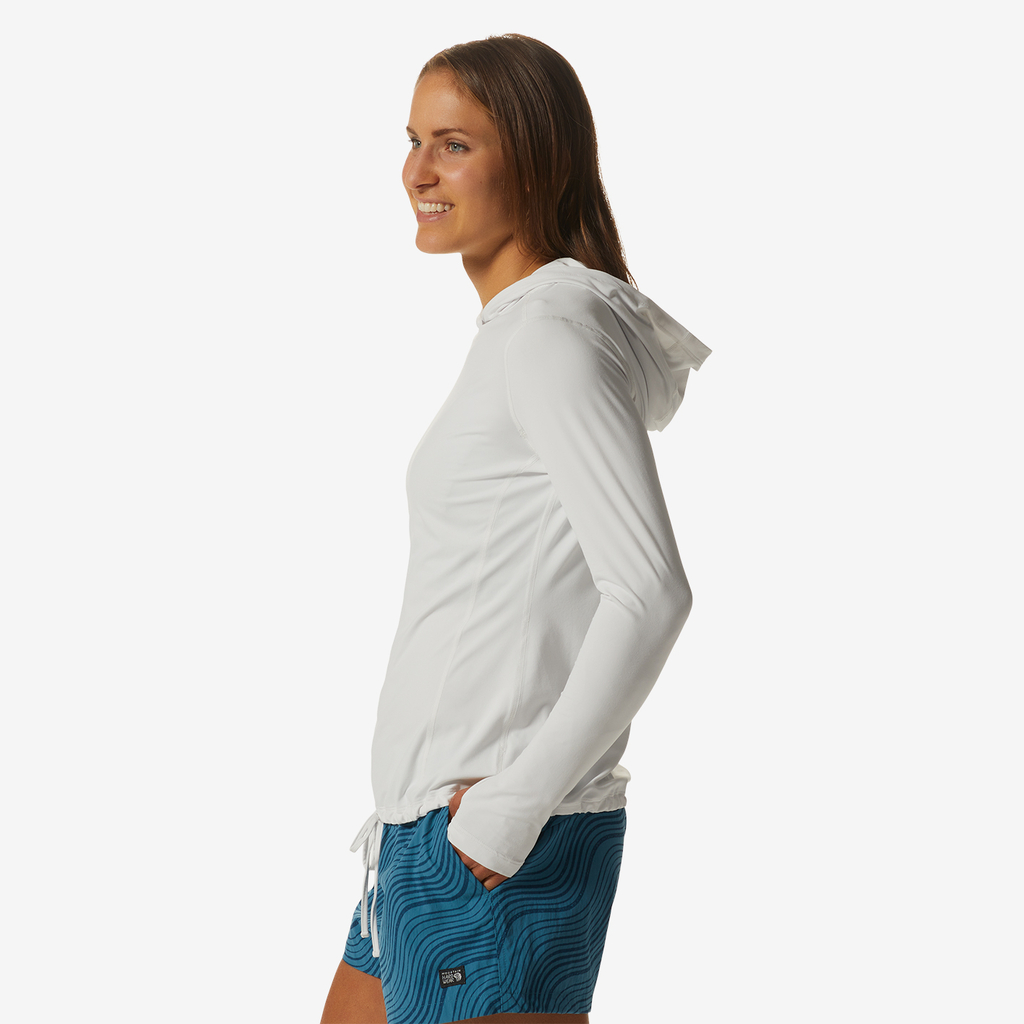 Mountain Hardwear W Crater Lake LS Funktionsshirt für Damen in WEISS