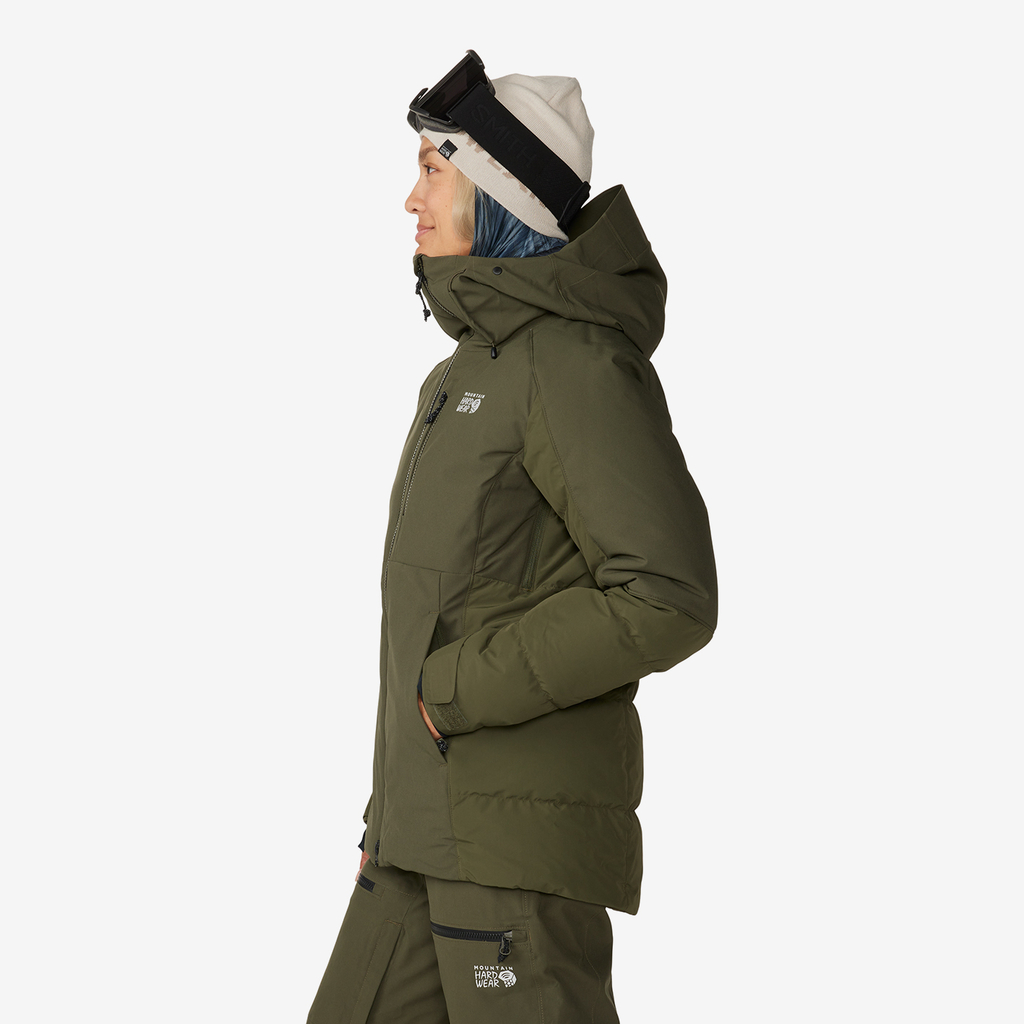 Mountain Hardwear W Powder Down Jacket in GRÜN