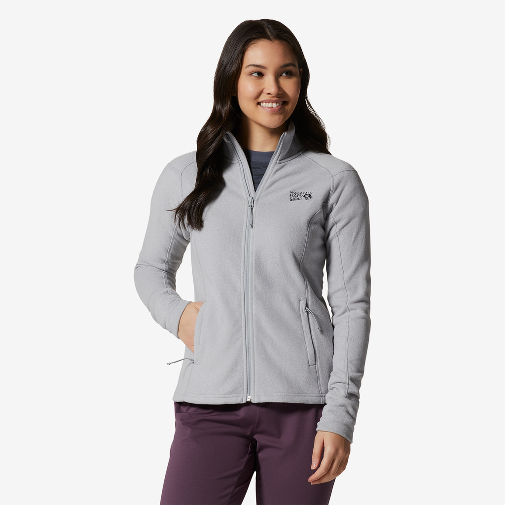 Mountain Hardwear W Microchill 2.0 Fleecejacke für Damen in GRAU