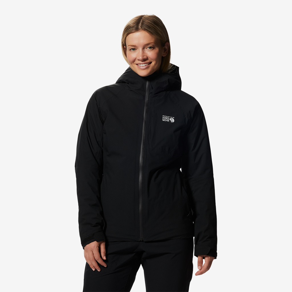 Mountain Hardwear W Stretch Ozonic™ Insulated Jacket in SCHWARZ