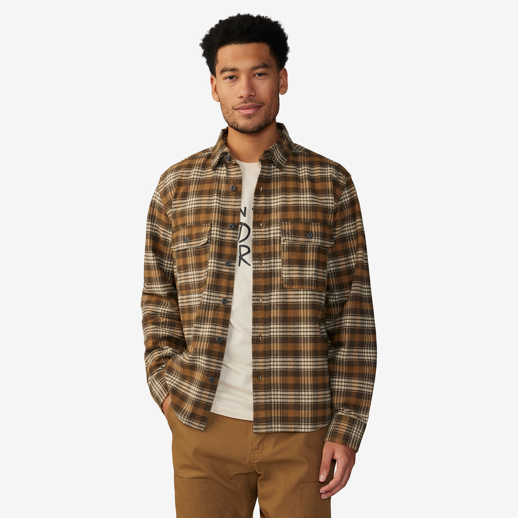 Mountain Hardwear M Cotton Flannel™ LS Shirt in BRAUN