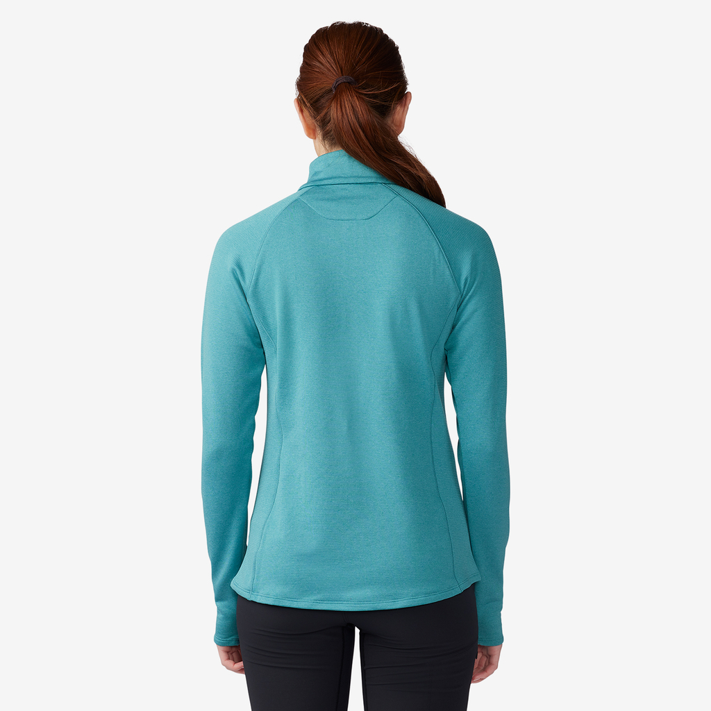 Mountain Hardwear W Glacial Trail 1/4 Zip in BLAU