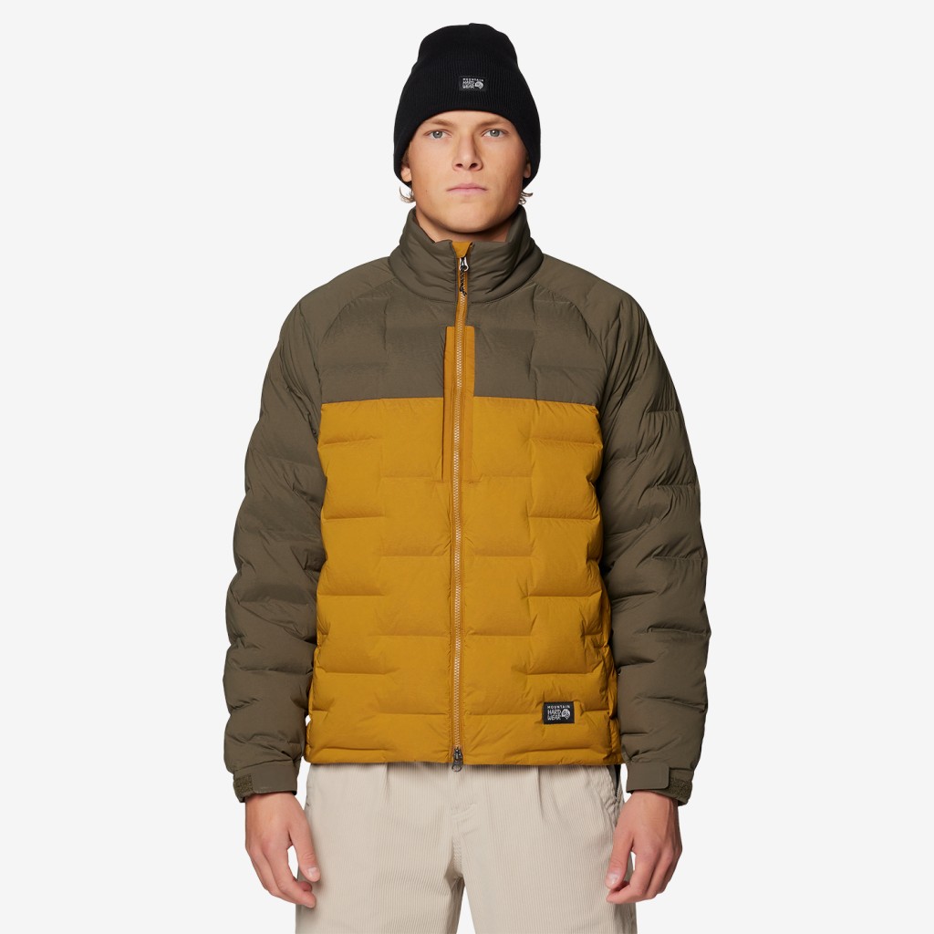 Mountain Hardwear M Stretchdown™ Big Baffle Jacket in GELB