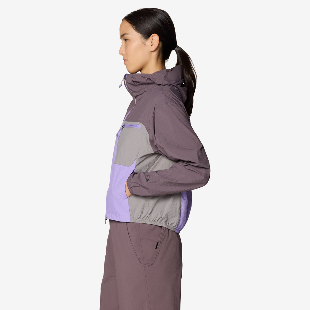 Mountain Hardwear W Wind Veil™ Hooded Jacket in VIOLETT