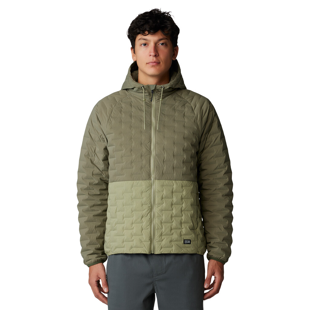 Mountain Hardwear - M Stretchdown™ Light Full Zip Hoody - stone green, mantis green 397