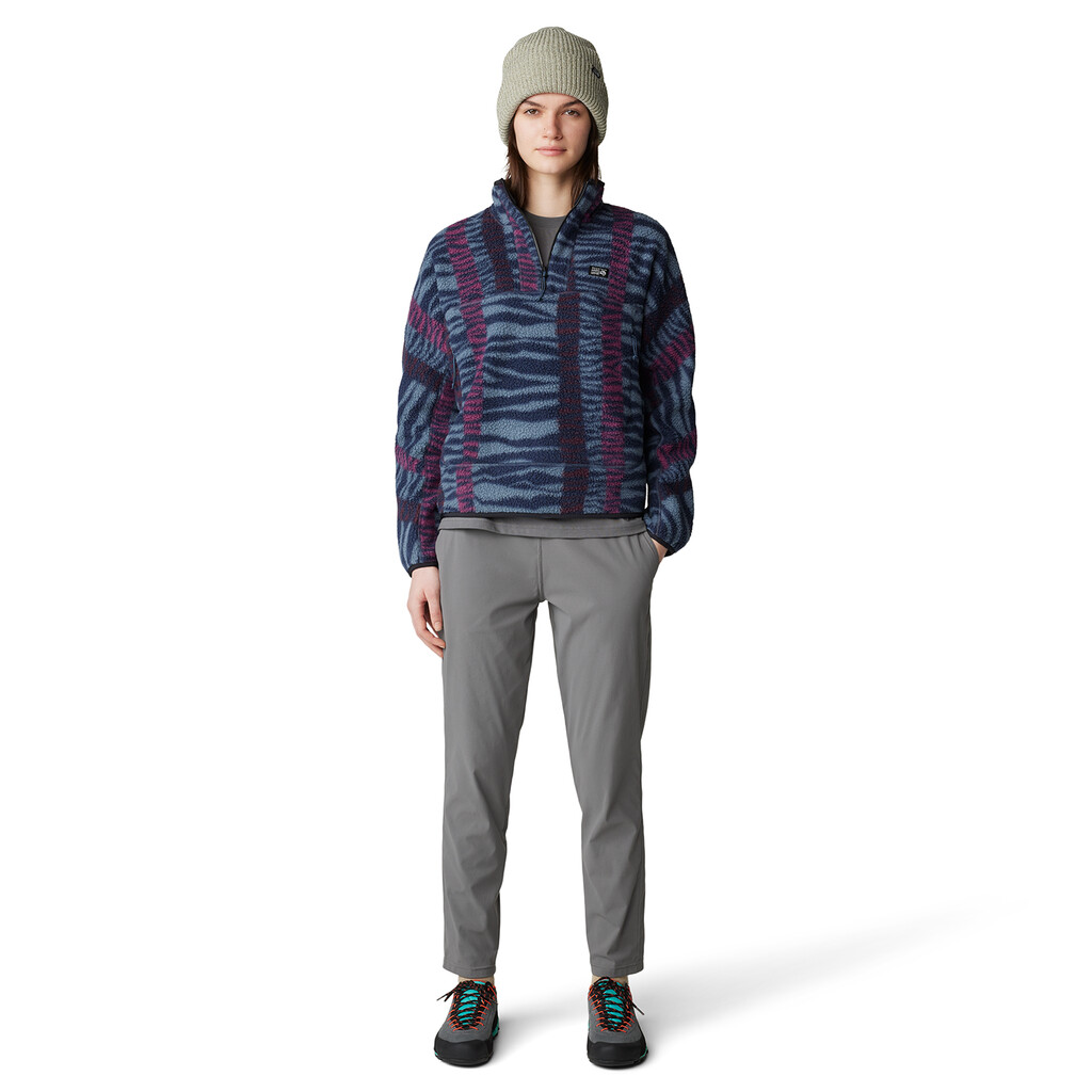 Mountain Hardwear - W HiCamp™ Printed Pullover - montauk blue ridge stripe print 431