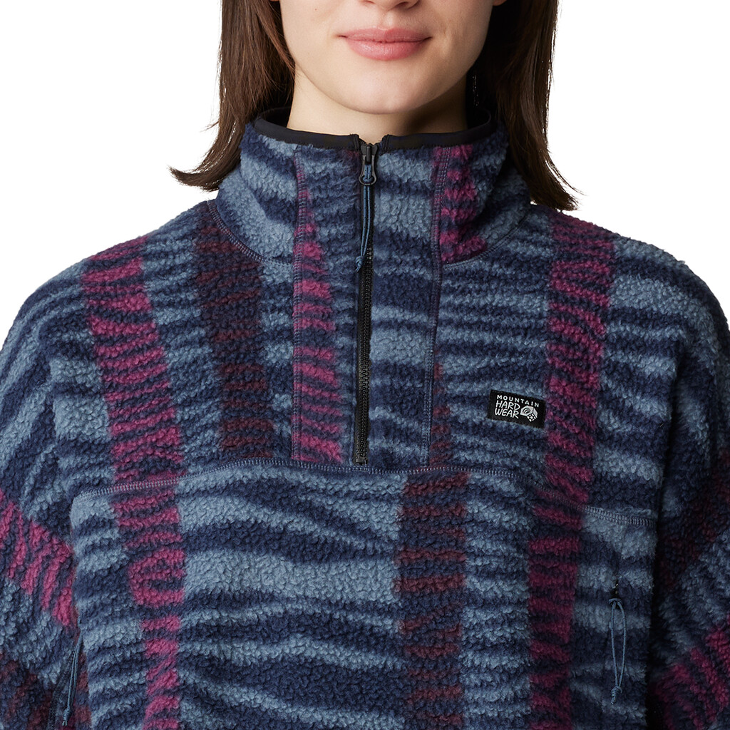 Mountain Hardwear - W HiCamp™ Printed Pullover - montauk blue ridge stripe print 431