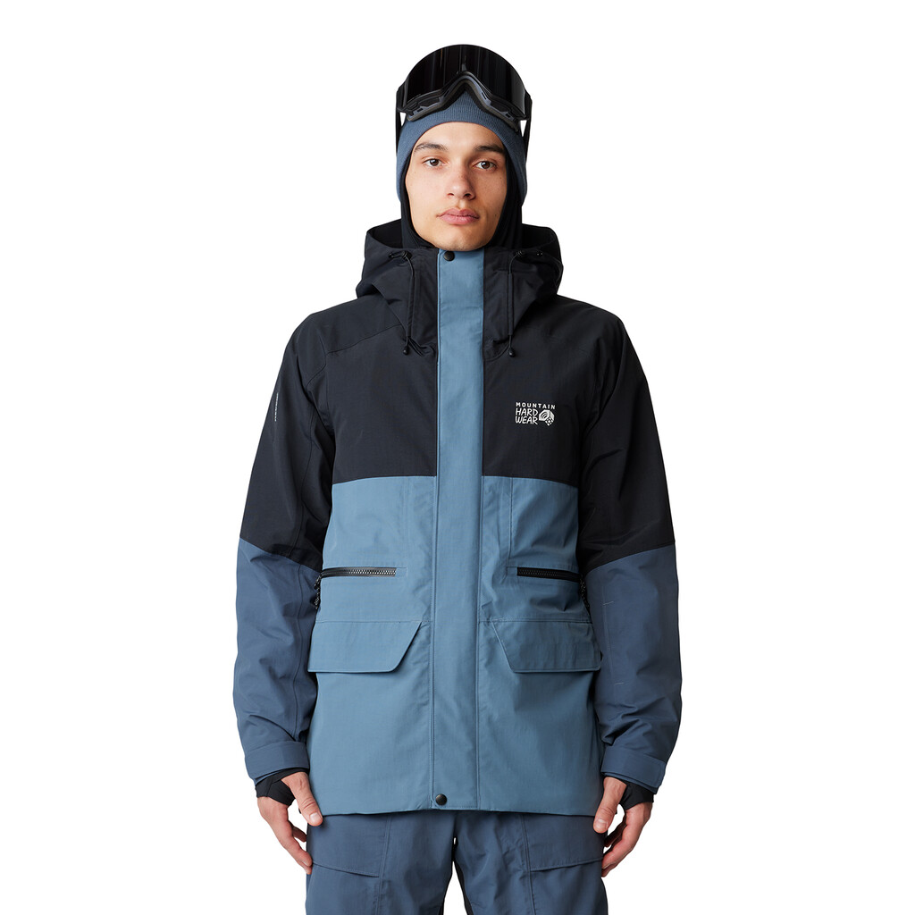 Mountain Hardwear - M First Tracks™ Jacket - asiatic blue, montauk blue, black 444